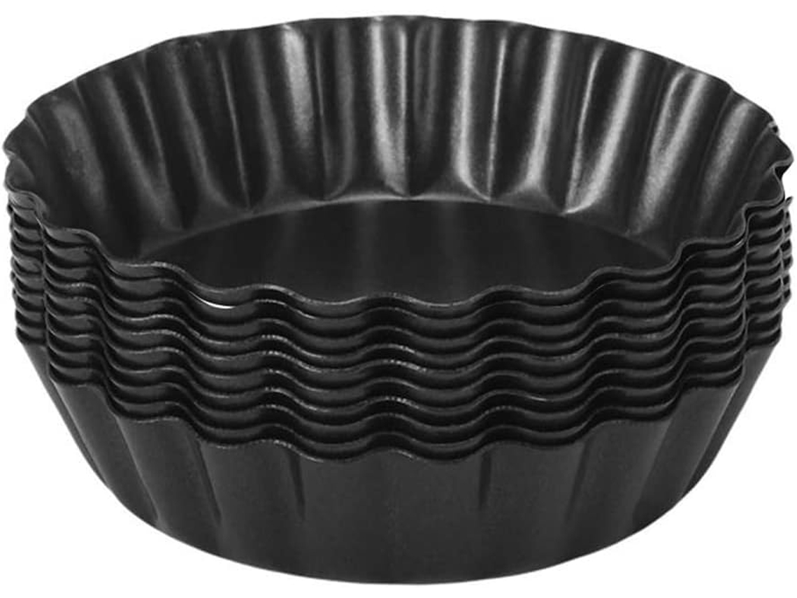 Formas Para Mini Tortas, Formas De 7,6 Cm Para Mini Tortas Com Fundo Removível, Forma Para Cupcake/m Gokoco