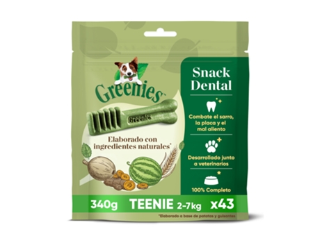 100% Natural Dental Snack para Cães Pequenos 340G GREENIES
