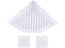 Organizador De Canto Triangular, Em Plástico, Para Banheiro E Prateleiras, Ideal Para Guardar Artigos De Higiene Pessoal