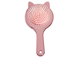 Conjunto De Escova E Pente Desembaraçadores Rosa Para Cabelos Secos E Molhados Brilvibera
