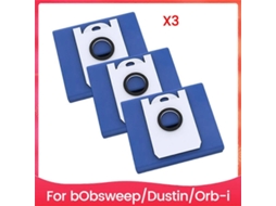 Sacos De Pó Reposição Para Aspiradores Robô Bobsweep Dustin E Dustin I, Aspirador Grande Capacidade, Pacote Com 3 Unidades. Tuotuo