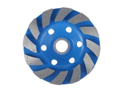 Disco de desbaste diamantado de aço manganês de 100 mm para esculpir madeira, plástico e borracha (azul)