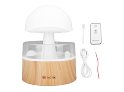 Difusor de Óleos Essenciais Rain Cloud com Luz de 7 Cores, Auto Desligar e Controlo Remoto LAXISCREED