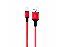 Cabo Usb-a 2.0 Macho / Lightning Macho 1m Vermelho Xo