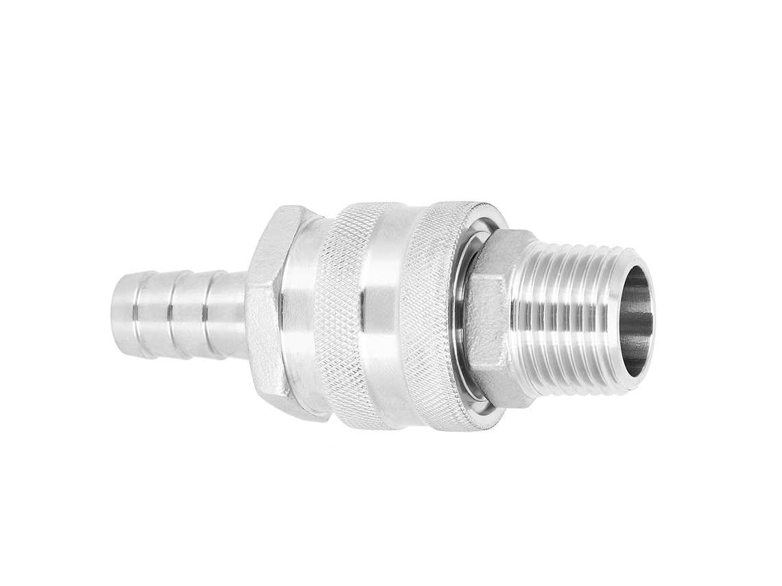 Laxiscreed Conector Rápido Em Aço Inoxidável Para Bomba De Cerveja Com Interface 1/2 Polegadas Npt