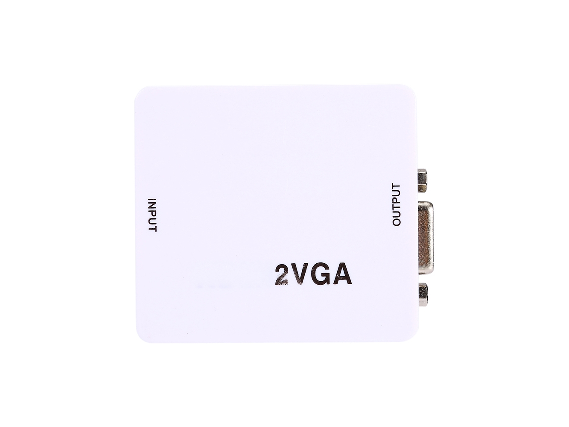 Mini conversor HDMI para VGA, com cabo USB, resolução 1080p CHABERLU