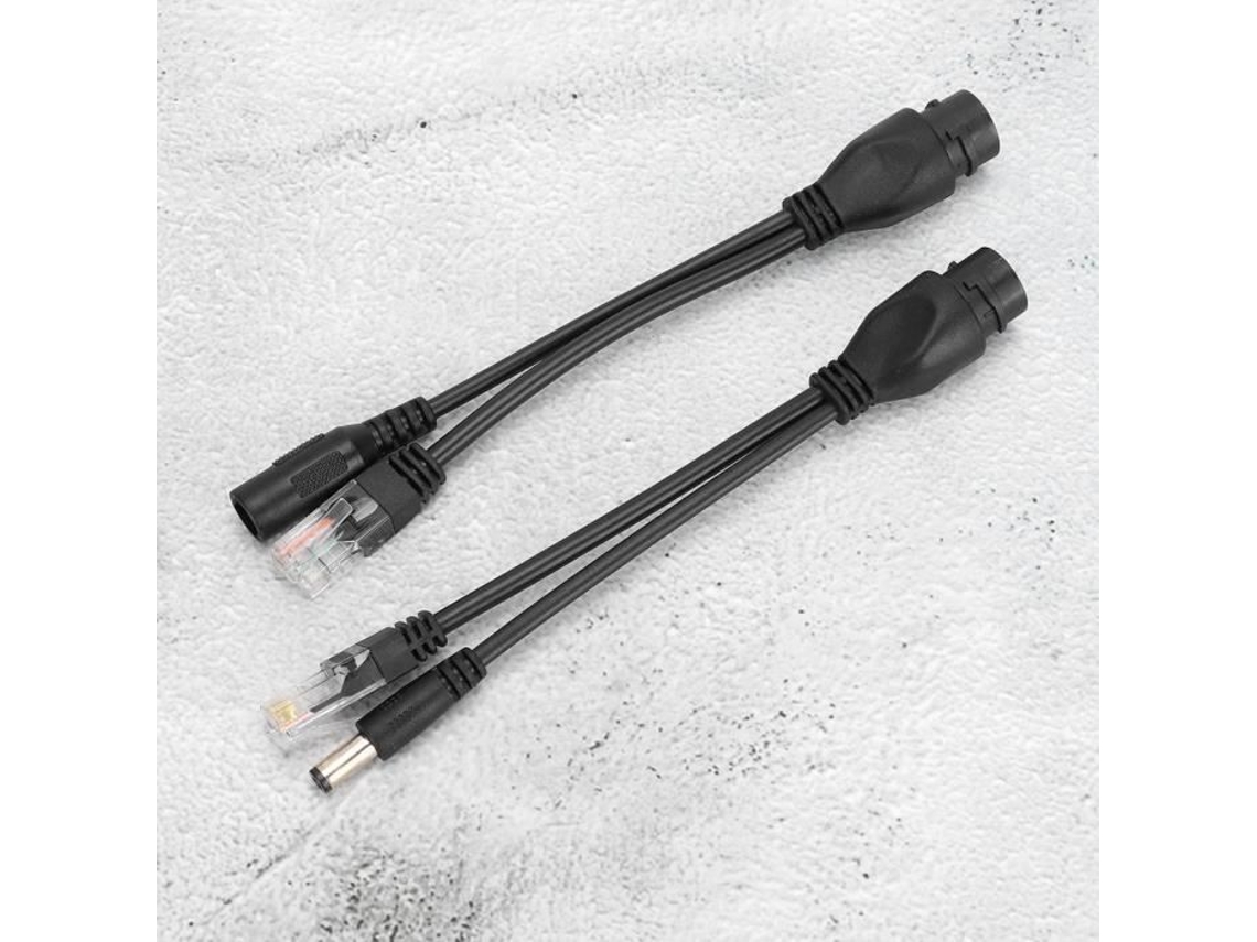 Hurrise Poe Ethernet Splitter 5 Pares À Prova D'Água Dc12V Poe Ethernet Splitter Adaptador Injetor para Câmera Ip