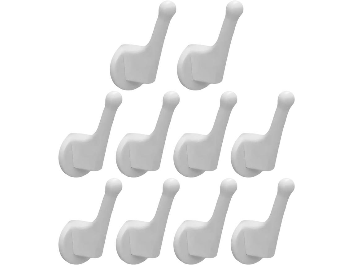 Conjunto De 10 Cabides Multifuncionais Para Toalhas