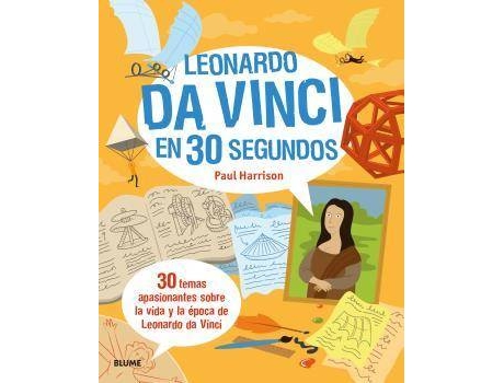 Livro Leonardo Da Vinci En 30 Segundos de Paul Harrison (Espanhol)