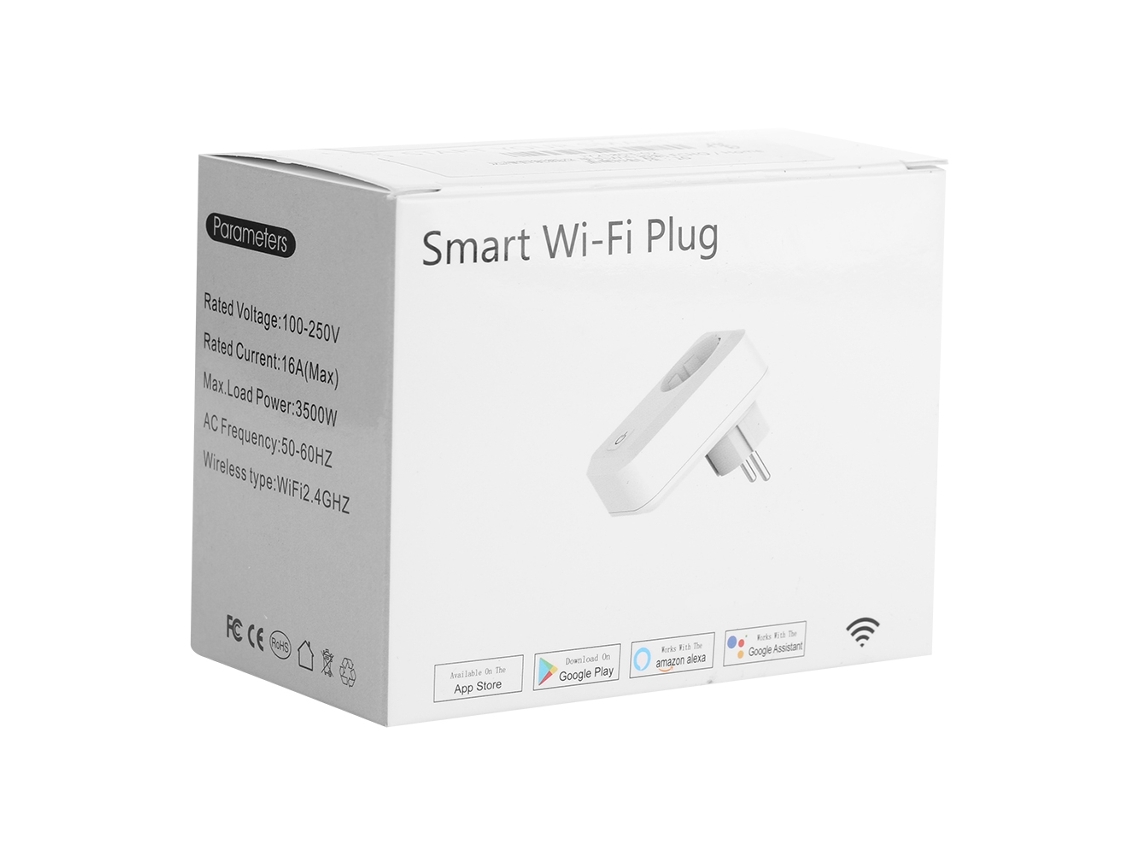 Controle inteligente por Wi-Fi, compatível com controle remoto por celular e controle por voz.
