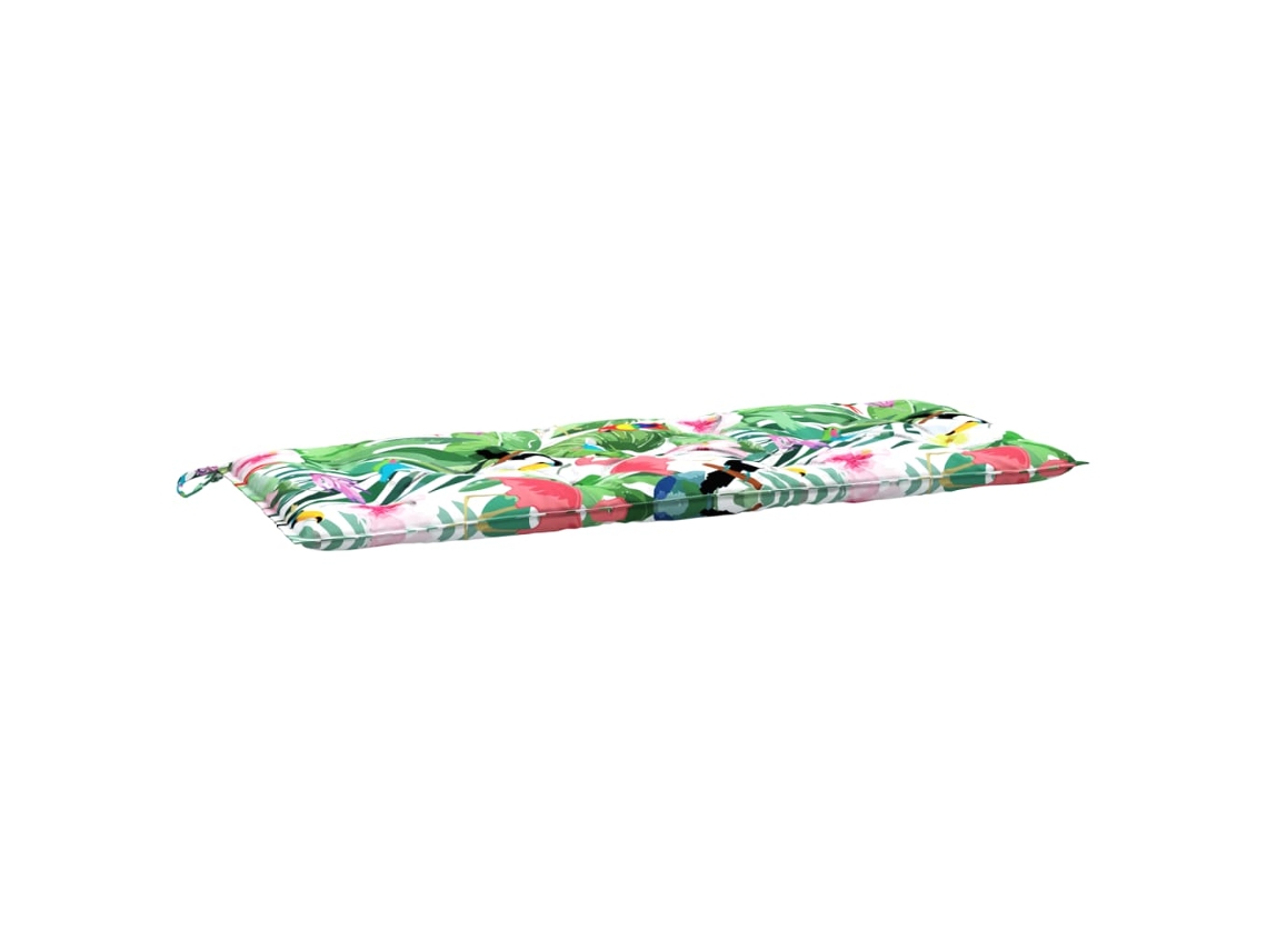 Almofadão para banco de jardim VIDAXL Multicolor Tecido (120x50x7 cm)