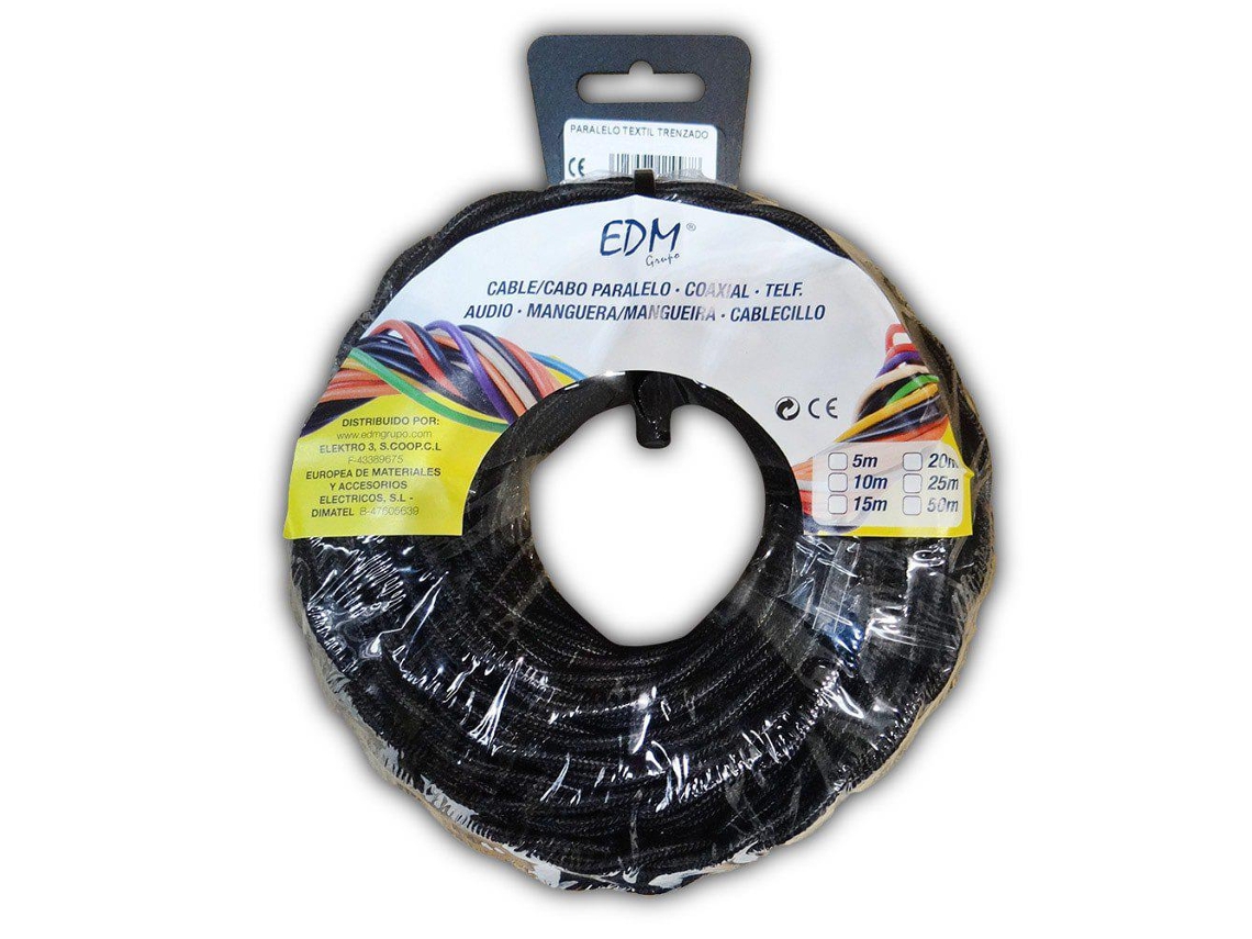 Edm Rolo Paralelo Têxtil Trançado 2X1.5 Mm 25 M