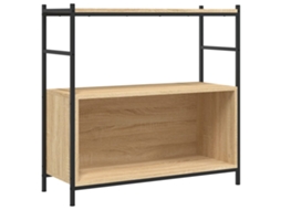 Estante Derivados Madeira/ferro Carvalho Sonoma MAISON EXCLUSIVE 80x30x78,5 cm
