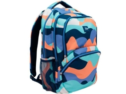 Mochila Escolar Milan The Fun Azul 46,5 X 30 X 17 cm