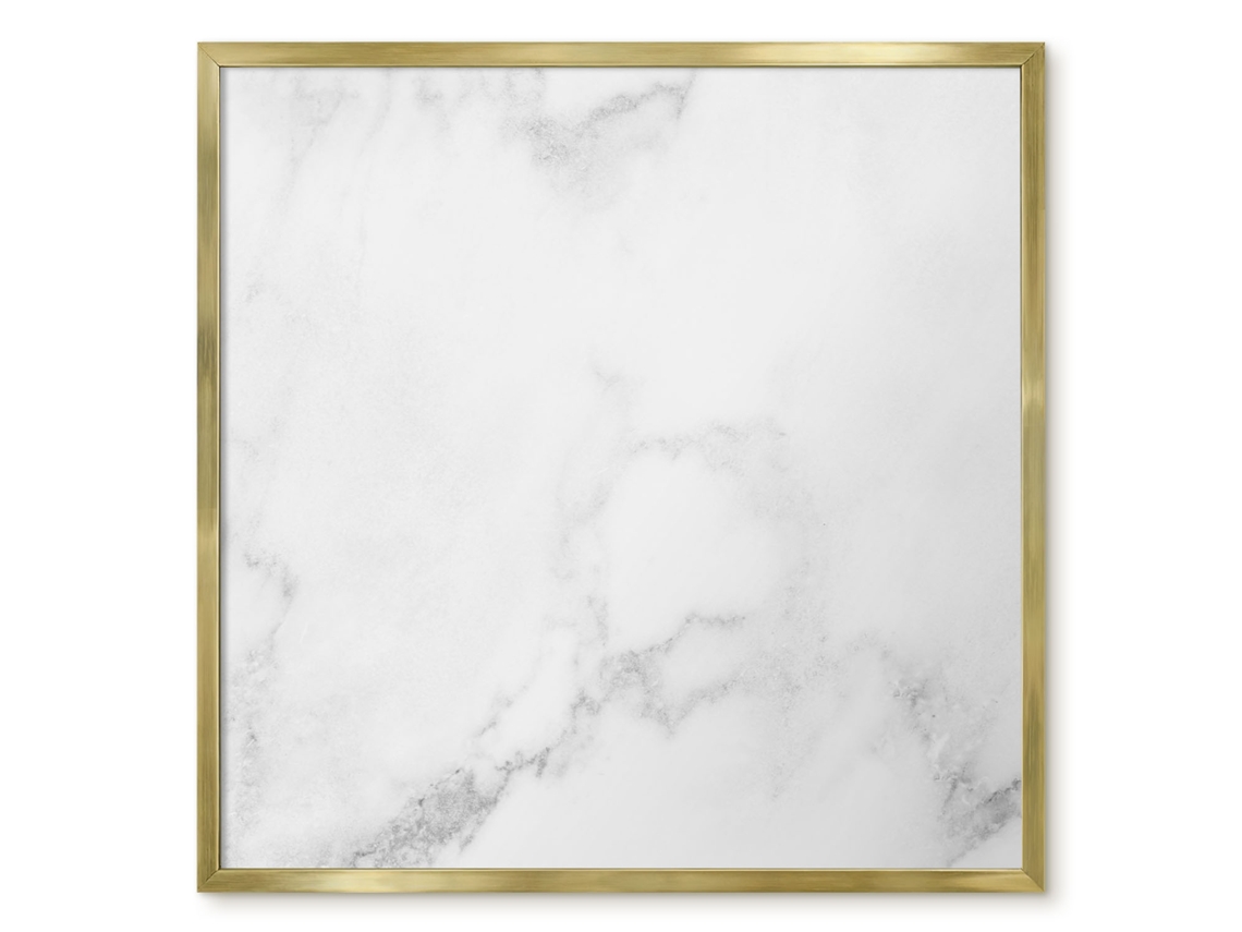 Quadro de vidro magnético Turquesa Elegance para o Hall Espelharte (50x50 cm)