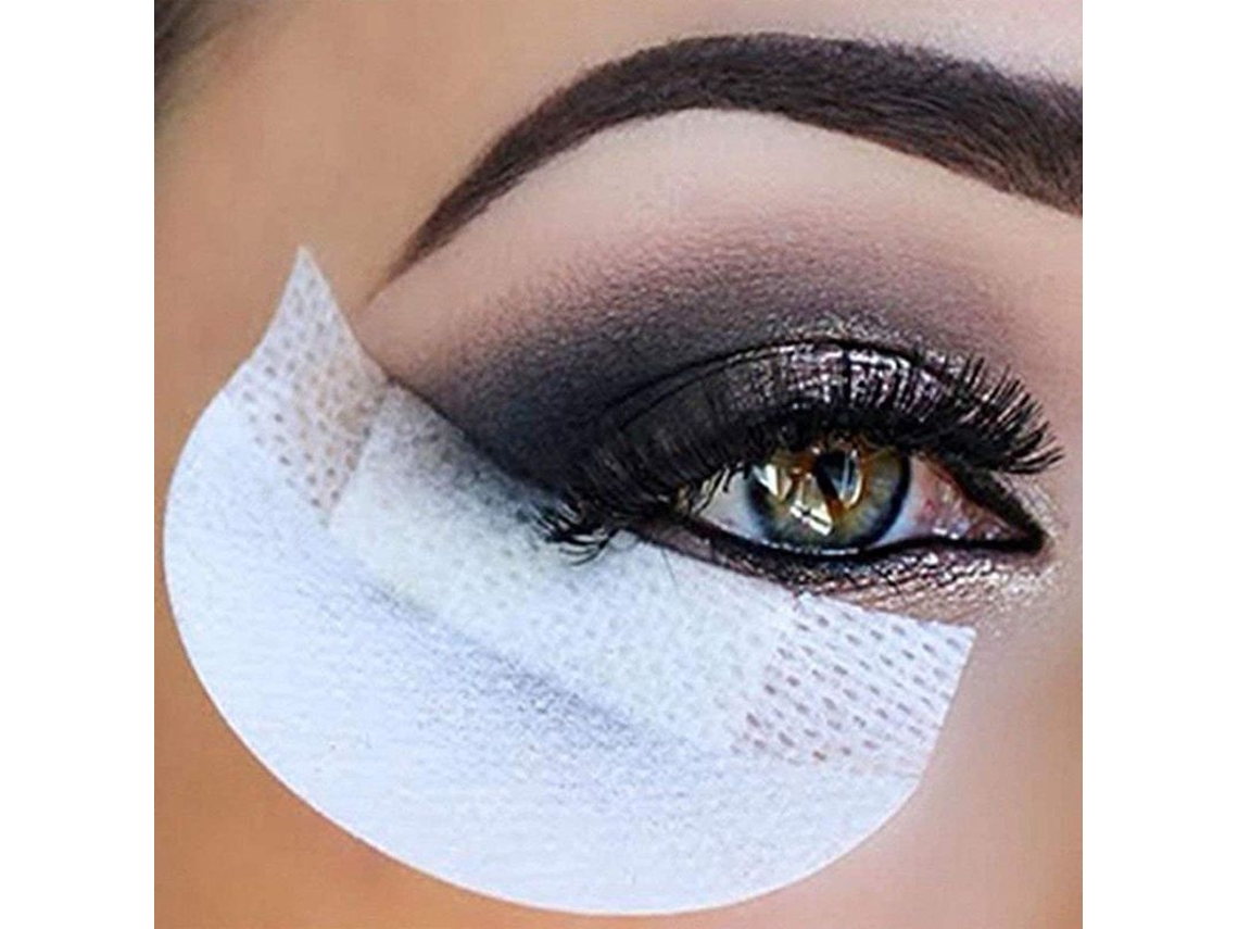 100 Pads Para Sombra De Olhos, Protetores De Olhos Para Aplicação De Maquiagem De Olhos E Lábios