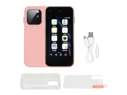 Mali smartphone Mini Tela Hd 2.5 Polegadas Leve 1gb Ram 8gb Rom Rosa para Trabalho