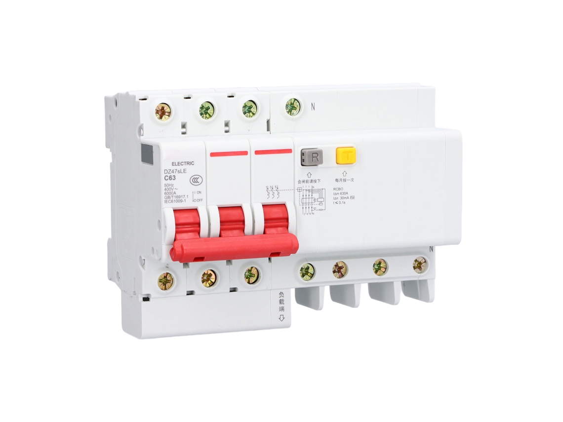Laxiscreed Disjuntor Miniatura C63 3p+n Para Perfil Din Rail, Instalação Segura E Confiável