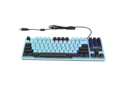 Baoj-2026teclado Mecânico Gaming 87 Teclas Sensible Triggering Leve Portátil Bicolor Pc Desktop Laptop Azul Preto