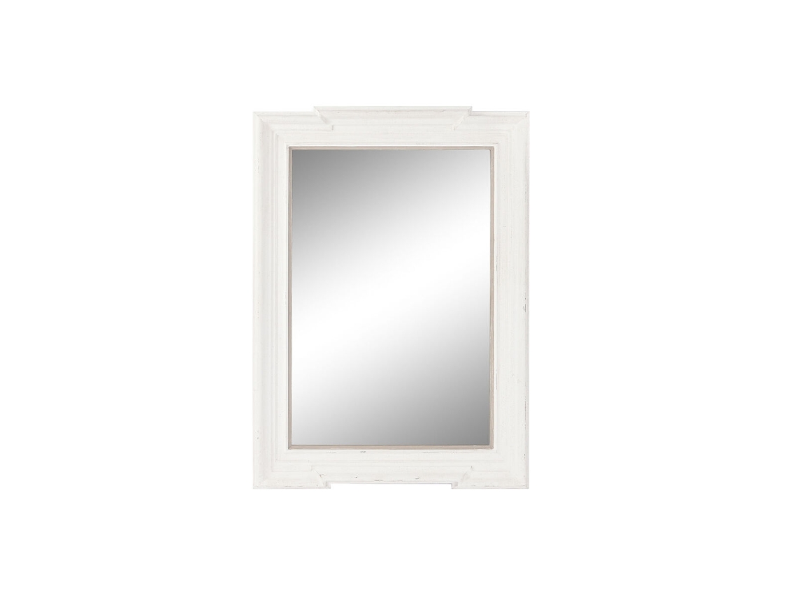 Espelho de Parede HOME ESPRIT Branco Madeira 85 X 5 X 120 Cm