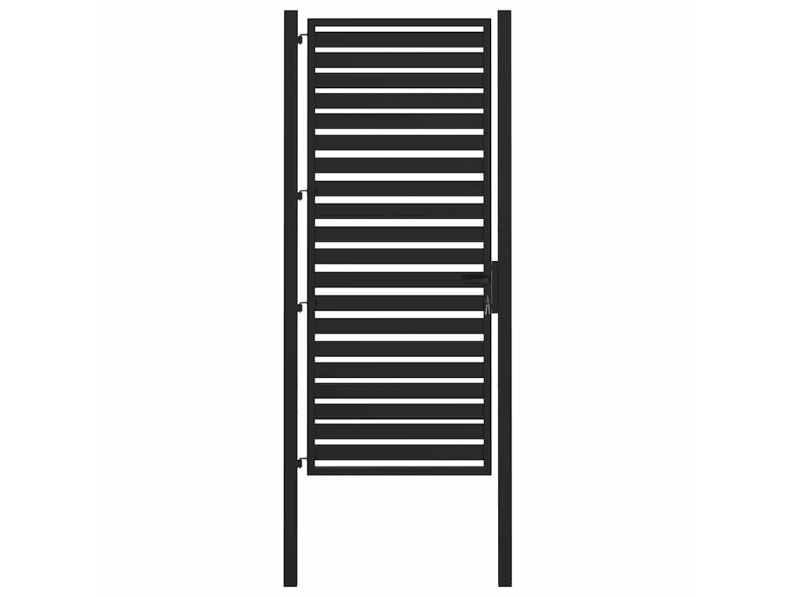 Garden Gate, Garden Gates Vidaxl Preto Alumínio (100 X 200 Cm)