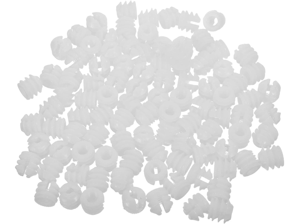 Conjunto De 300 Conectores Plástico Branco Para Móveis, Ideais