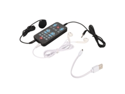 Alterador de Voz Cartão de Som com Microfone Portátil Multifuncional de Mão EOOCOO (8 Efeitos Sonoros, Mini e Portátil)