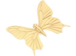 Puxador De Armário Borboleta Em Cobre, Dourado, Para Guarda Roupa E Cômoda, Fácil De Instalar