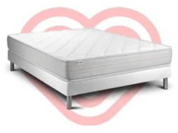 Conjunto Vitalmemo 140 X 220 Cm Somier Kit Branco