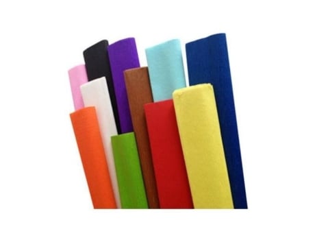 Livro Exp 60 Rollos De Papel Crespon 50x250cm Col Vivos 30g De Desconocido (espanhol)