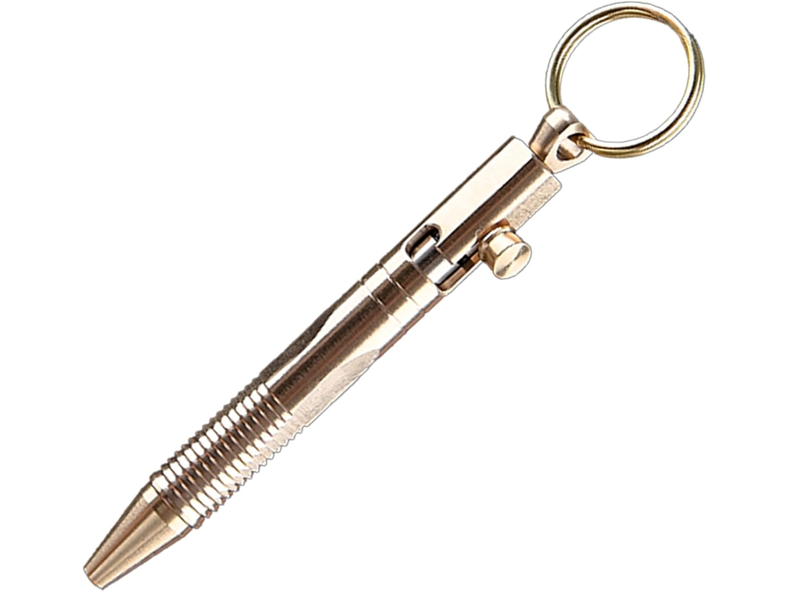 Caneta Gel De Latão, 0,5 Mm, Tinta Para Escrita, Negócios, Curta,