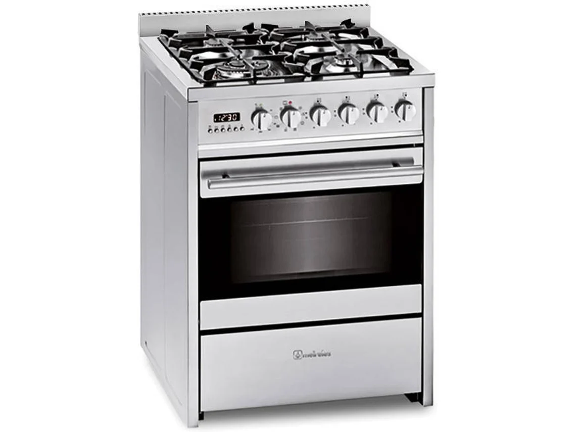 Fogão MEIRELES E 610 X ST (55l - Gás Butano-Propano  - Inox)