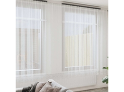 Vidaxl Cortina De Renda Branco 260 X 400 Cm Poliéster