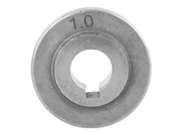 Roda de alimentação de arame de solda em aço inoxidável 0,8/1,0/1,2/1,4/1,6 mm (1,0 mm)