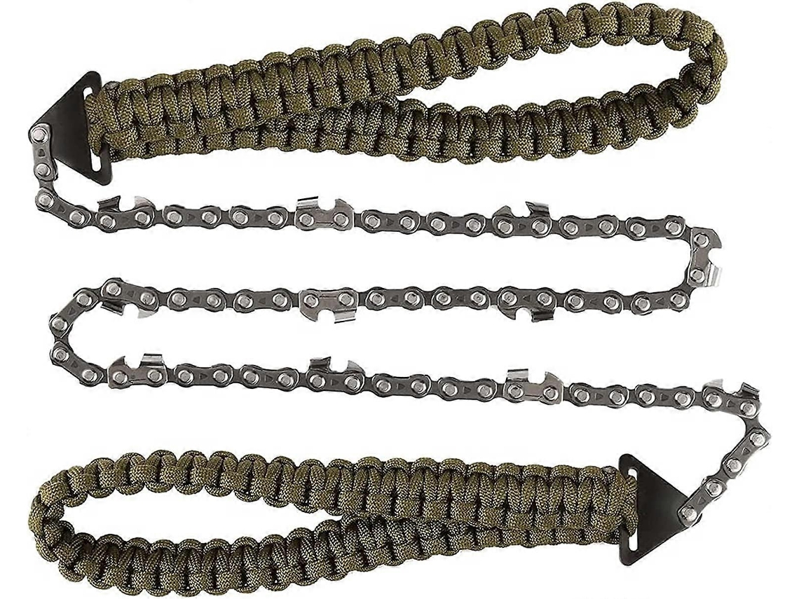 Motosserra dobrável com cabo de paracord, equipamento de sobrevivência para emergências ao ar livre | S/BRAND