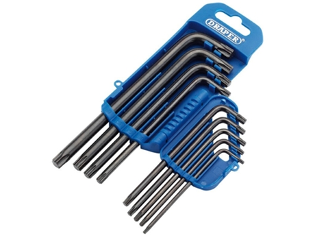 Conjunto de 9 Chaves Torx Macho DRAPER