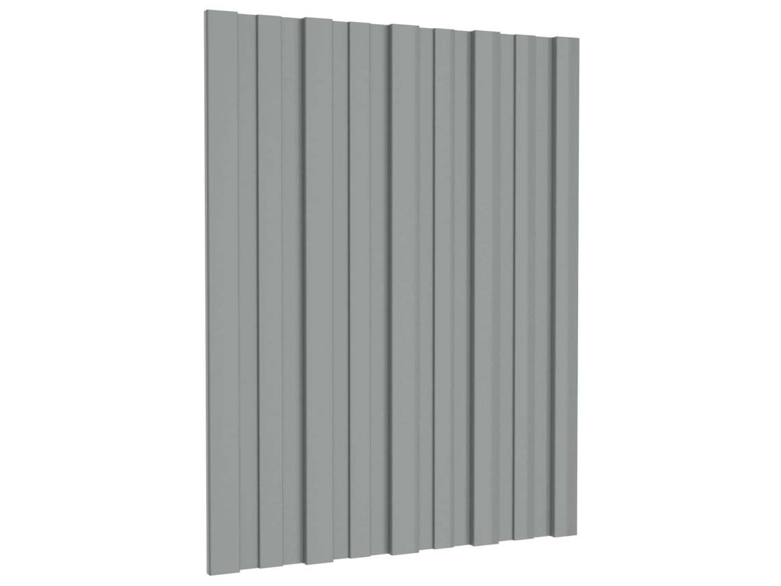 Vidaxl Painel De Telhado 36 Unid. Cinzento 60 X 45 Cm Aço Galvanizado