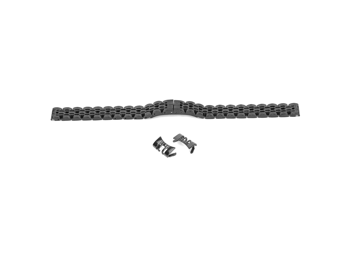 Pulseira De Relógio De Aço Inoxidável Antiferrugem De 10 Mm, Acessório De Substituição Para Relojoeiro Olysi Shop (preto)