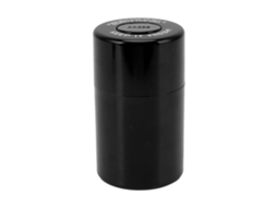 Caixa de Armazenamento Airtight Plástica para Tabaco e Ervas com Selagem Prova de Odor Ideal para Viagens Preta S/MARCA