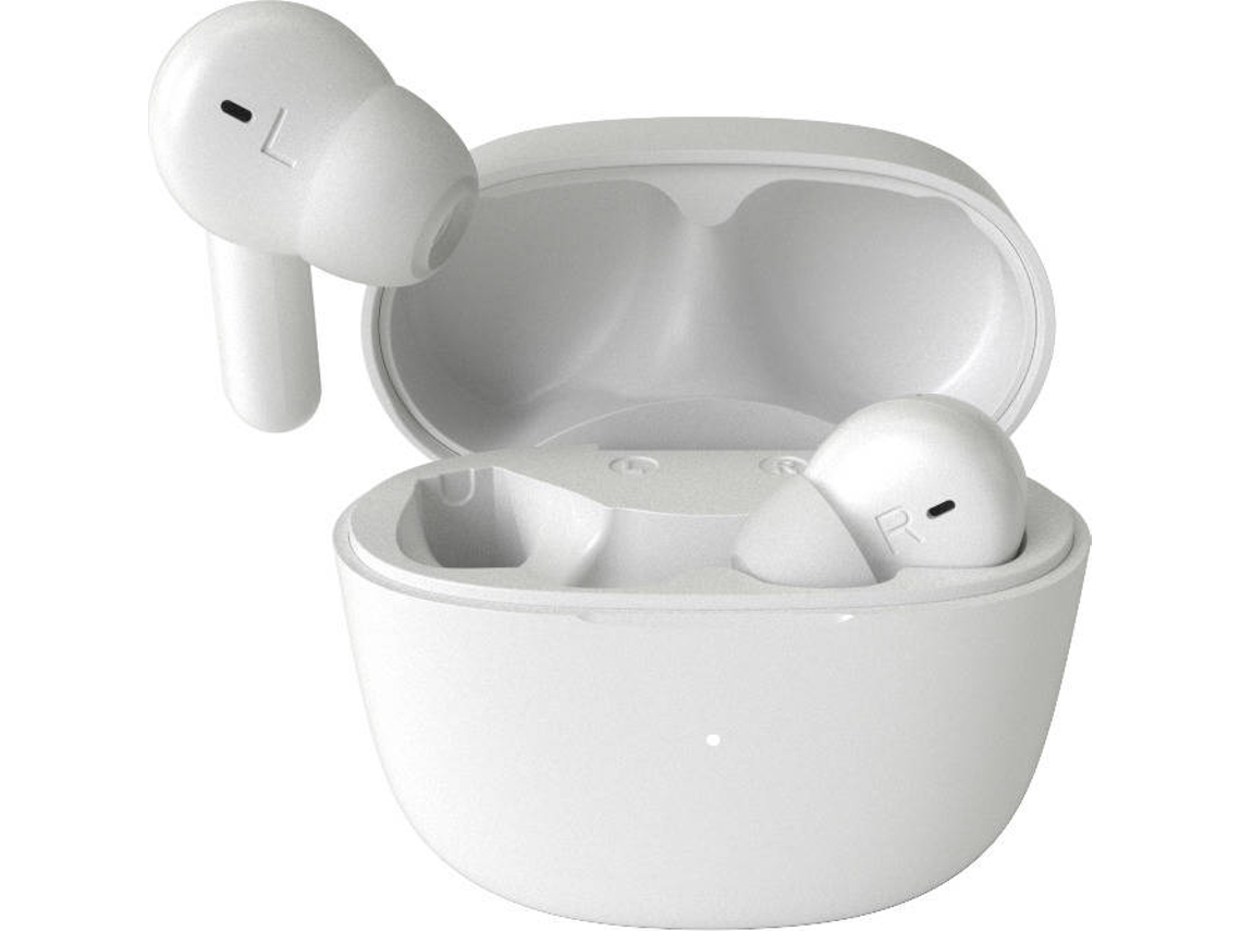 Auriculares Bluetooth True Wireless PHILIPS Tat2205Wt (In Ear - Microfone - Branco)