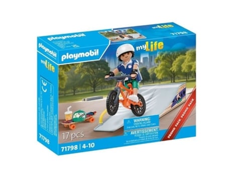 Playmobil My Life Snowboarder con rampa 71798 P25playmobil