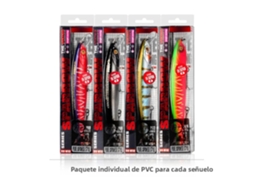 Conjunto de 4 Iscas Magnéticas MDUG, sistema multicolorido, estilo G