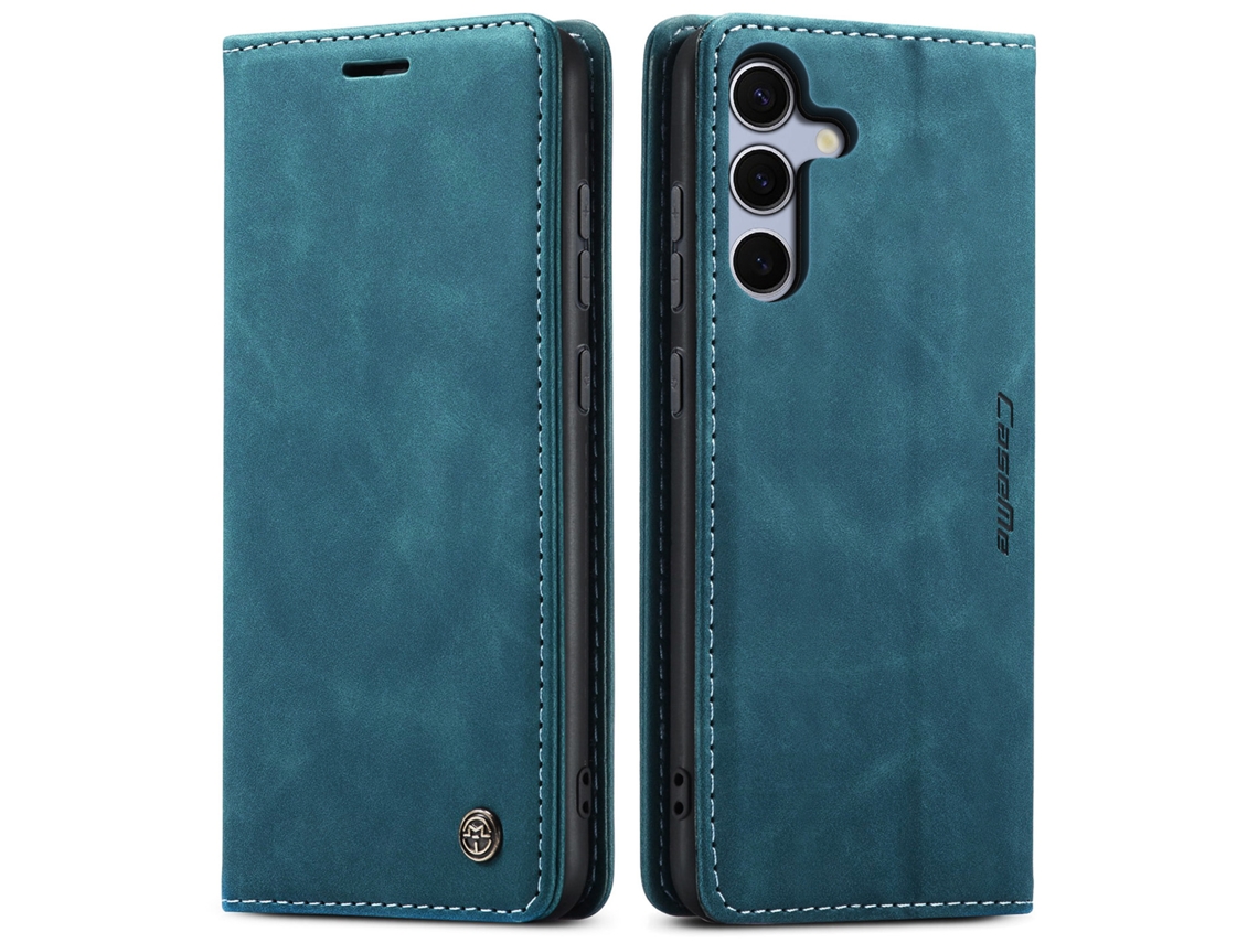 Capa Protetora Flip Para Celular, Anti-queda, Com Encaixe Para Cartão.azul - Samsung S10 E