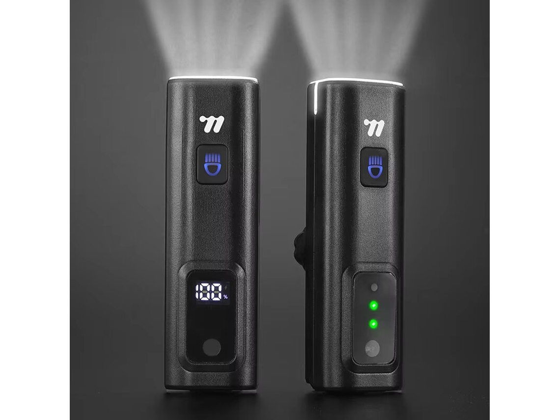 Versão Básicawest Biking Farol Bicicleta Inteligente Visor Digital Led 1500mah Tipo C À Prova D'água Mini Portátil Mtb Estrada