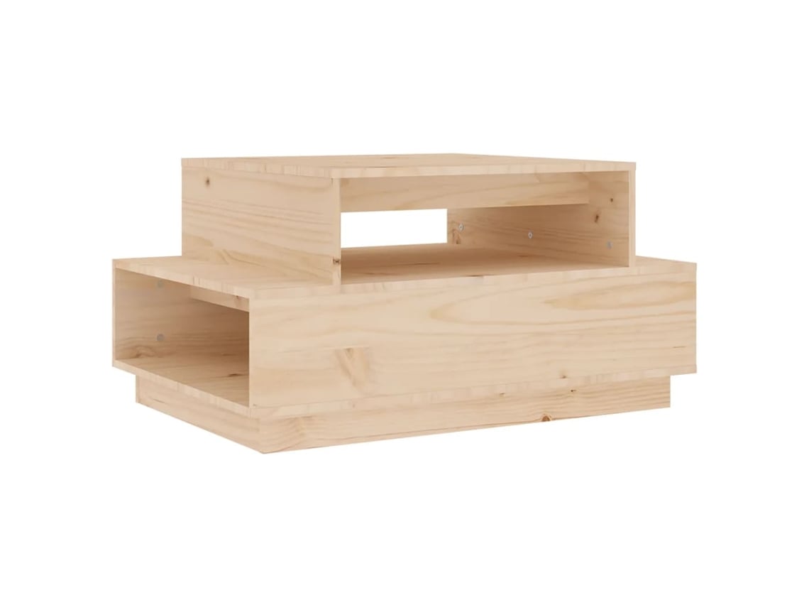 Mesa de Centro 80x55x40,5 Cm Madeira de Pinho Maciça MAISON EXCLUSIVE