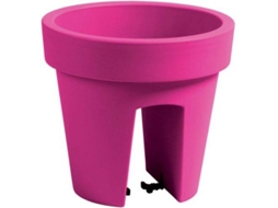 Vaso PROSPERPLAST Lofly Railing (Rosa - 24.5 x 24.5 x 22.5 cm)