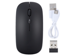 Ratón Inalámbrico Con Luces de Colores, Módulo Dual, Bluetooth 5.1, 2.4g, Recargable T18