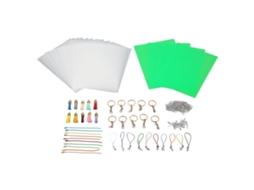 Kit De Folhas De Filme Termorretrátil Para Artesanato Diy Chaves Pingentes Acessórios