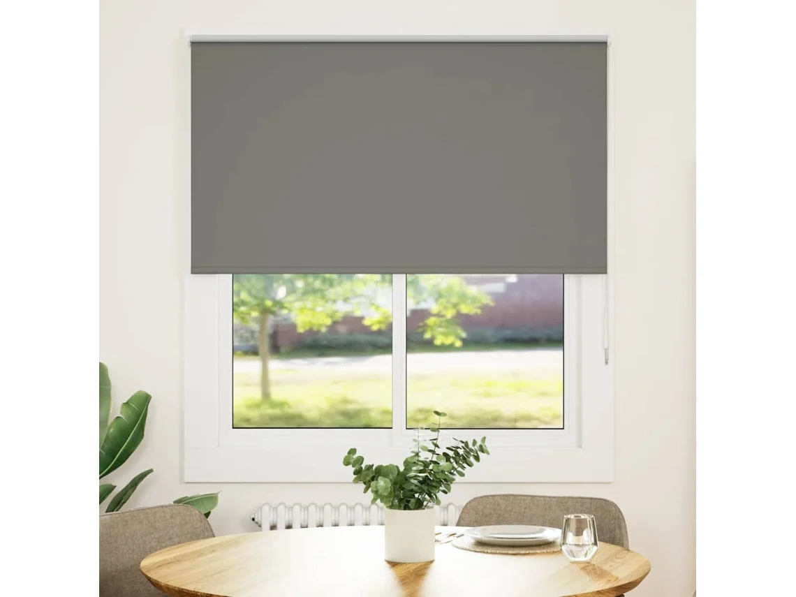 Vidaxl Persiana De Enrolar 140x150 Cm Largura Tecido 136,6cm Poliéster