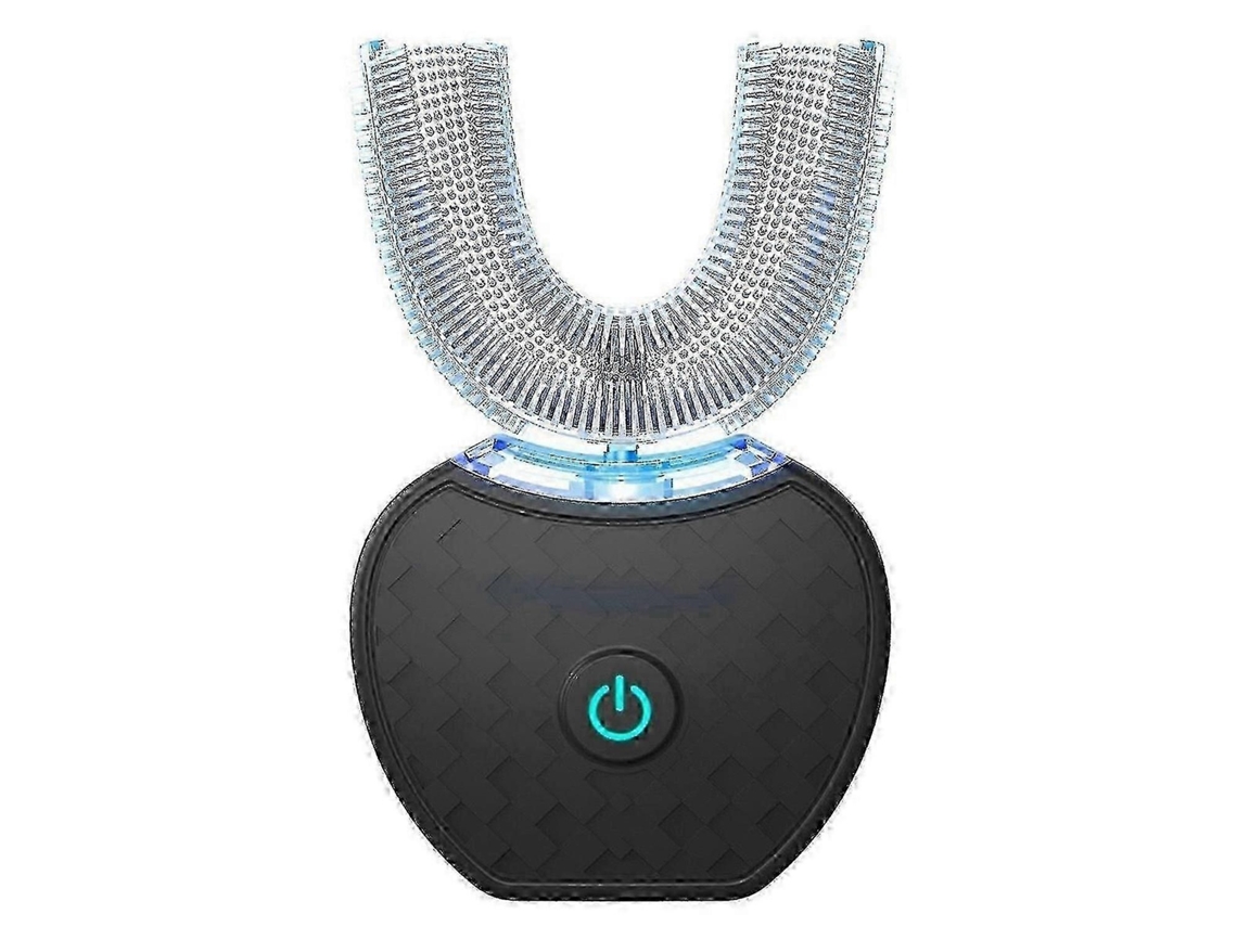 Escova de Dentes Elétrica Ultrassônica, Automática Inteligente em Formato U para Limpeza Comple Ta 360 ​​graus, Clareamento GOKOCO